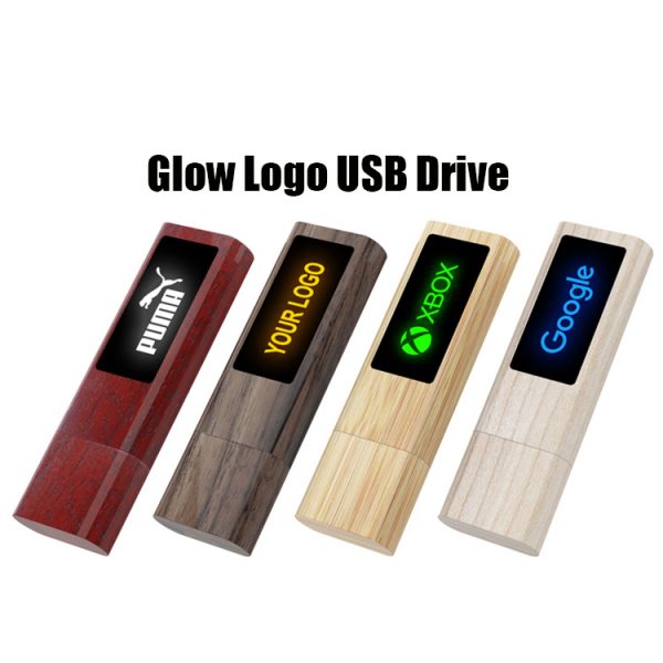 详情图_1 LED logo wooden pendrive
