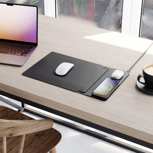 3 in 1 Foldable wireless charging phone holder
