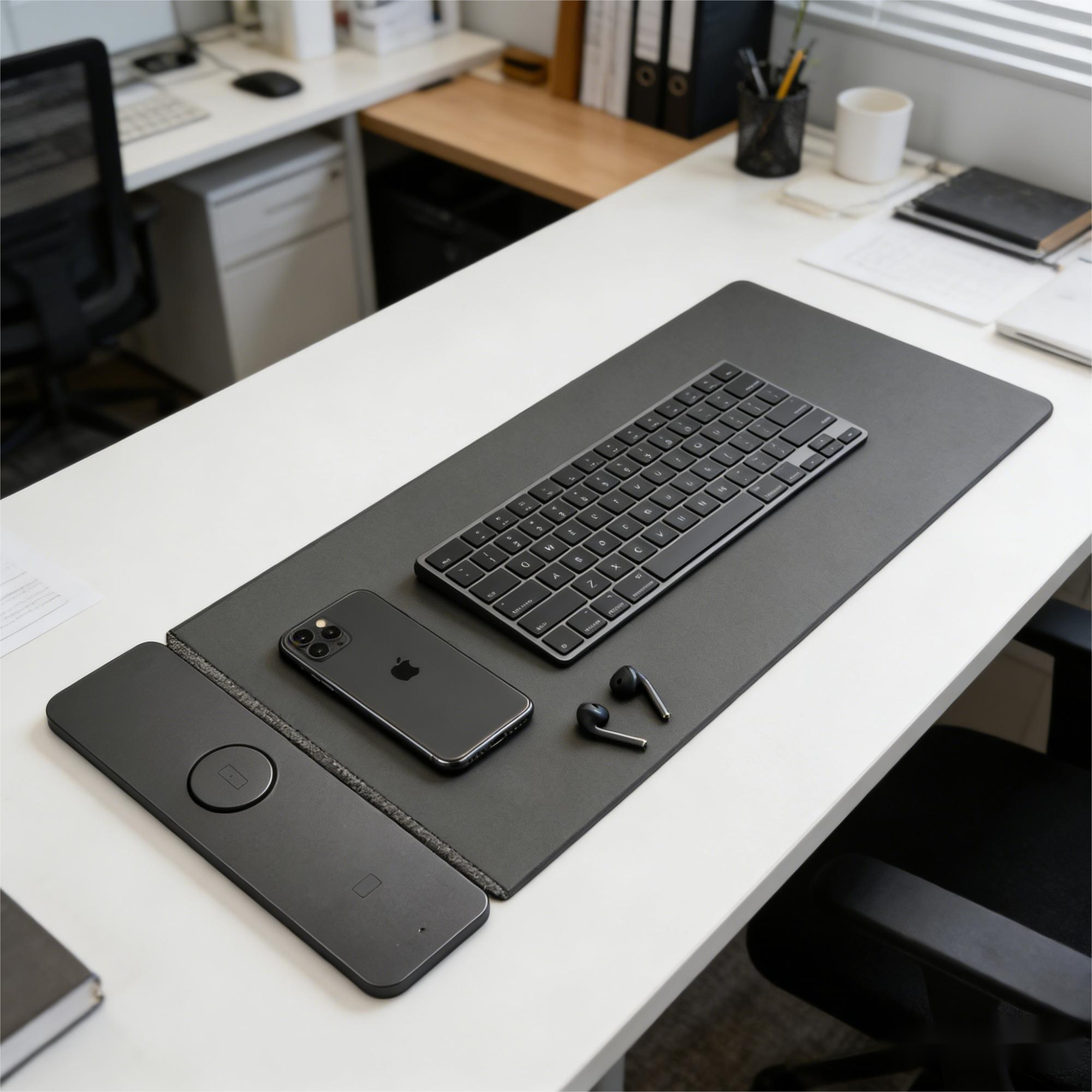 wireless charging mouse pad factory , leather wireless charging products manufacture,customize wireless charging laptop sleeve factory 