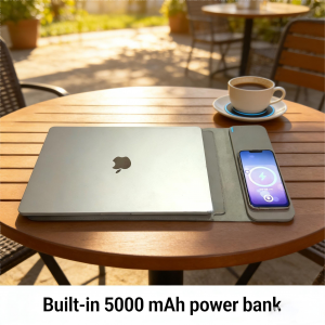 Power bank laptop sleeve